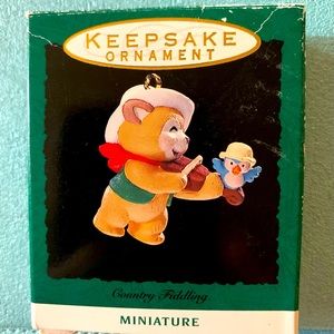 Hallmark Keepsake Ornament 1993 Country Fiddling Miniature